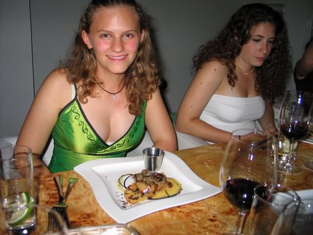 Messa 2006, me and the Foie Gras covered in white chocolate