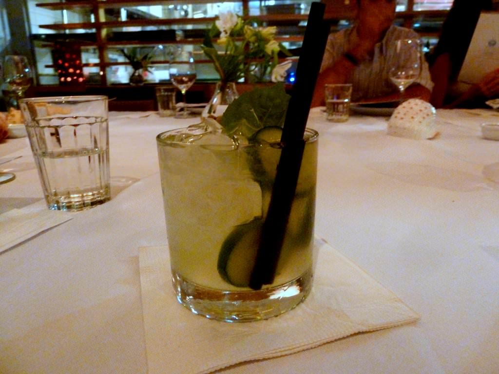 P1200690.JPG The CuteCumber: Bifiter, litchi liquor, cucumber and basil (48 NIS).