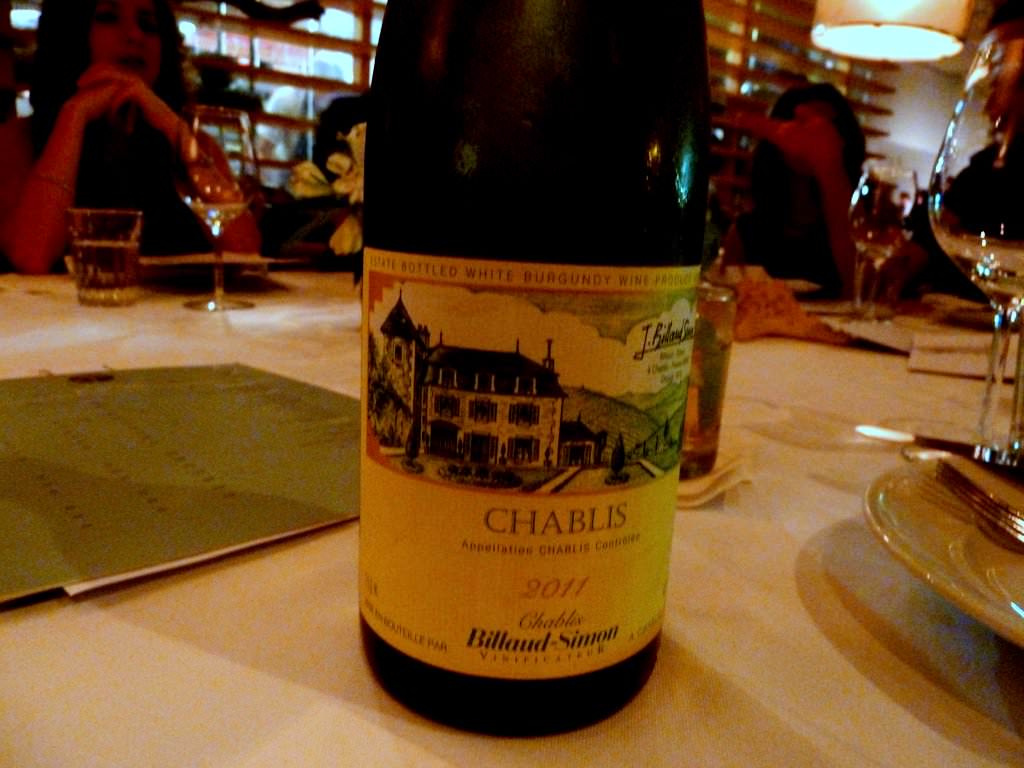 P1200691.JPG A bottle of Chablis Billanud Simon 2011 was excellent.