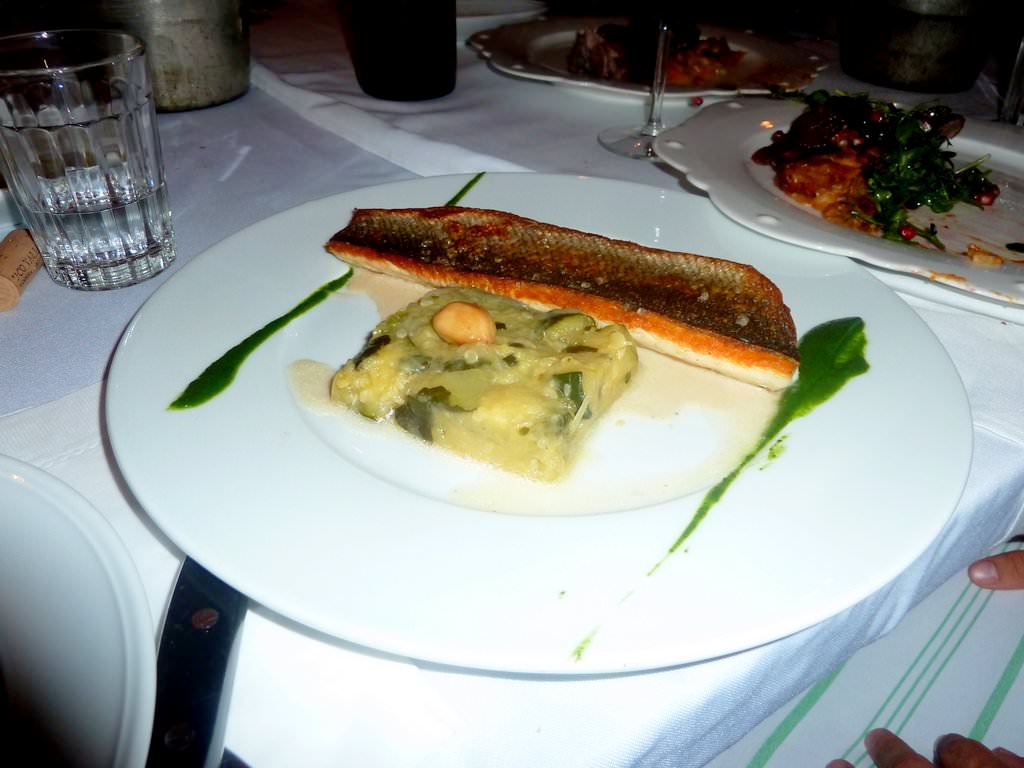 P1200818.JPG The fish well seared and I liked the side dish.
