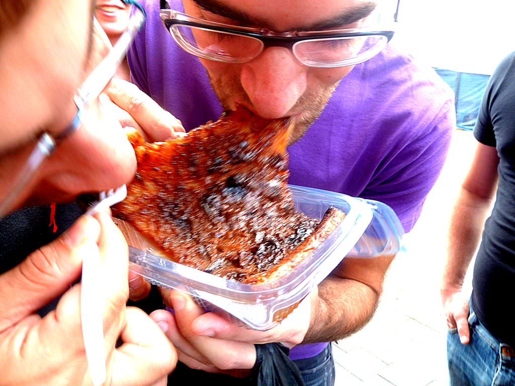 P1210040.JPG A second attempt to eat that thing