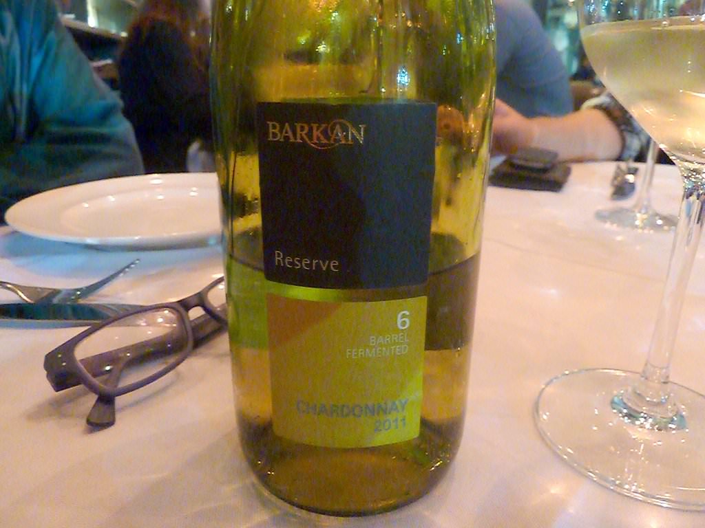 P1210120.JPG Being friends with Beygale we got a free bottle of wine, this is a Barkan Reserve Chardonnay 2011