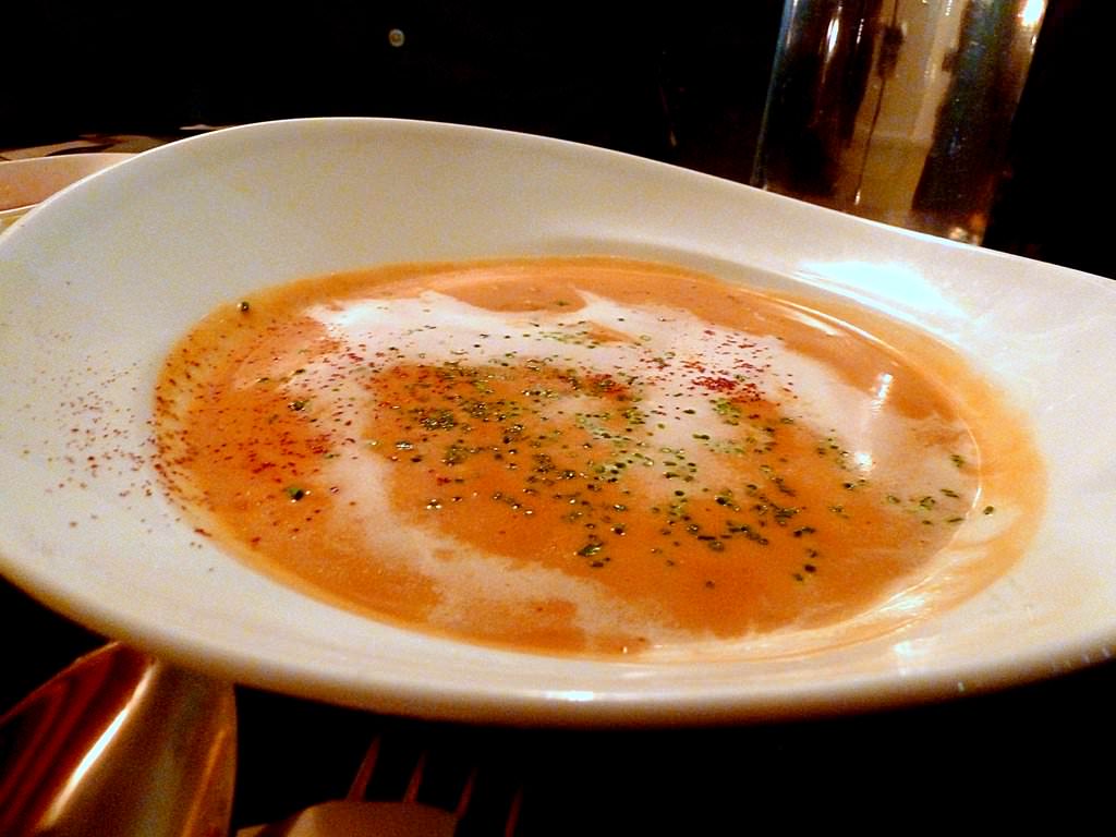 Crab bisque, cream and brandy. I remembered this soup from when I visited this restaurant years back. Best dish of the night. Definitely the kind of things I want to get in a seafood restaurant - well made bisque. Read about the bisque we prepared in cooking school here.