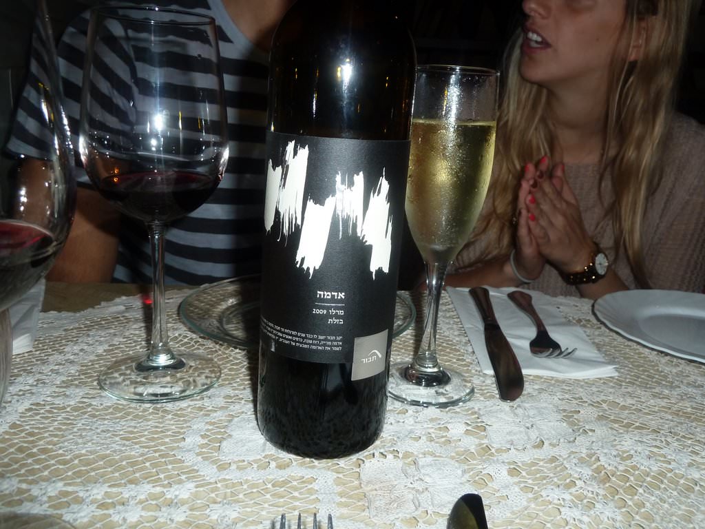P1210993.JPG The wine selected for all to share was: Adama, Bazelet 2009 Tavor