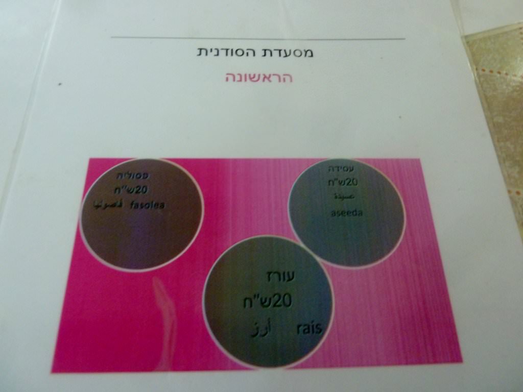 The pink menu adding three more dishes