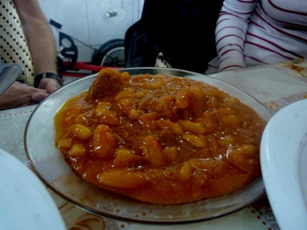 Fasolia (20 NIS). White beans in red thick sauce. My least favorite but good dish for the bean fans.
