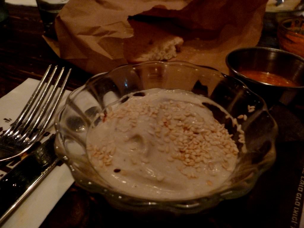 Tahini And A Very Spicy Salsa Sauce (11 NIS)