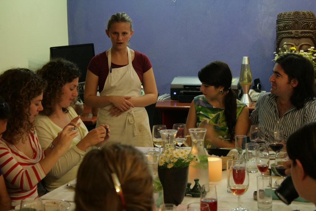 This is me, Explaining about a dish I guess